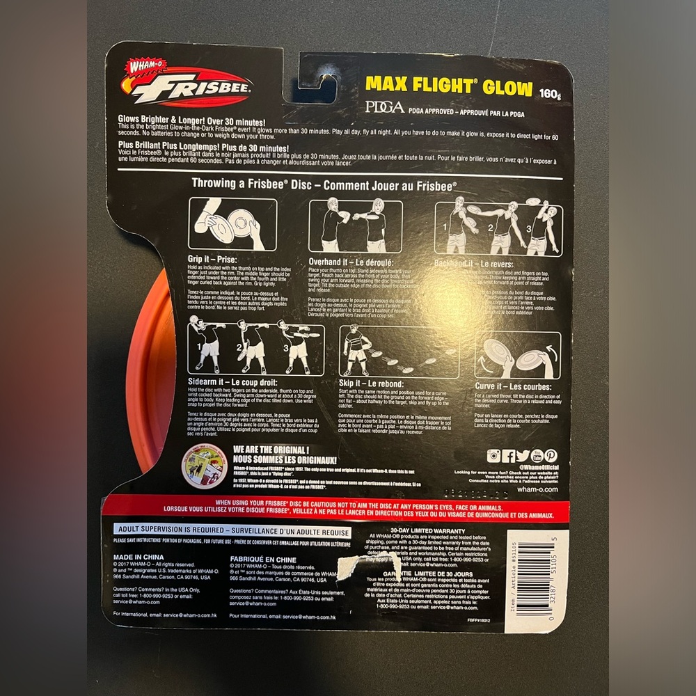 1 Disc Wham-O Max Flight Glow Frisbee Disc Teal Brand New - Picture 3 of 4